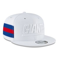 Youth New York Giants New Era White 2018 NFL Sideline Color Rush 9FIFTY Snapback Adjustable Hat 3063053